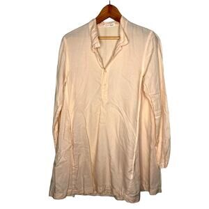 New Free People x CP Shades Jasmine Tunic Cotton/Silk Blend $225 XS Pink